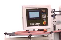 Автоматический кромкооблицовочный станок HCM 100Т ecoline c прифуговкой и раундером