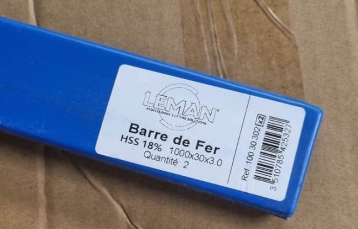 Строгальные ножи Leman Франция HSS 18%W ширина 20, 25, 30 мм Отличное качество приемлемая цена 